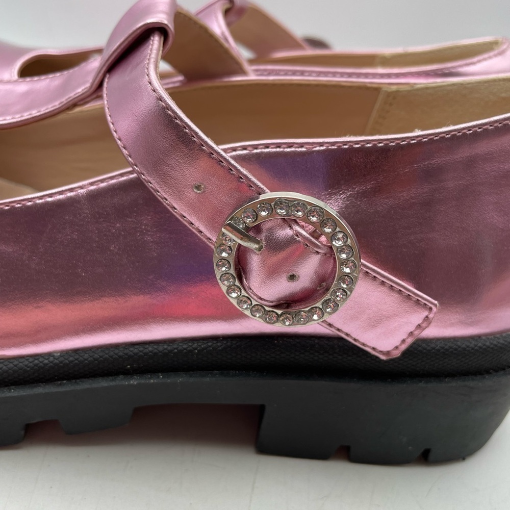 Steve Madden pink platform loafers size 5Y/ Womens 7 - Picture 7 of 10
